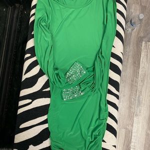 Green dress